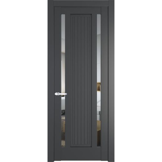 Межкомнатная дверь 3.5.1PM графит остеклённая