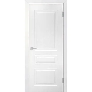Межкомнатная дверь эмаль Текона Смальта-Лайн 05 белая RAL 9003 глухая