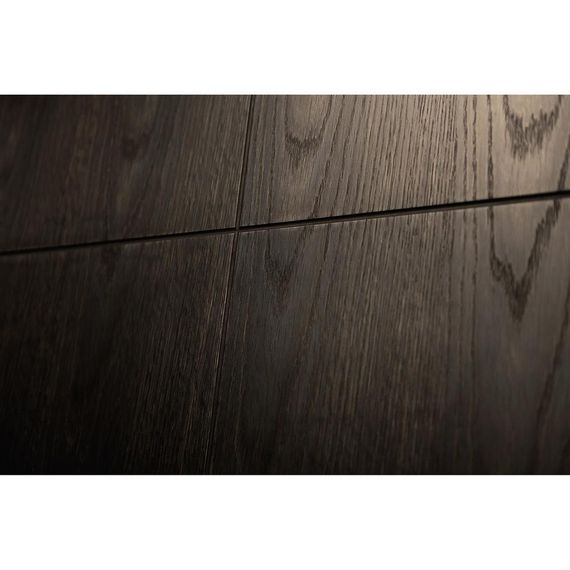 Межкомнатная дверь массив дуба шпон ясеня Флэт-5 винтаж глухая