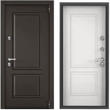 Входная стальная дверь Torex Snegir PRO PP ЛКП бруно S60-NС-2 KT белый S60-NС-2