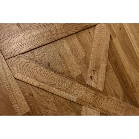 Межкомнатная дверь массив дуба Вилладжио-2 дуб рустикальный глухая