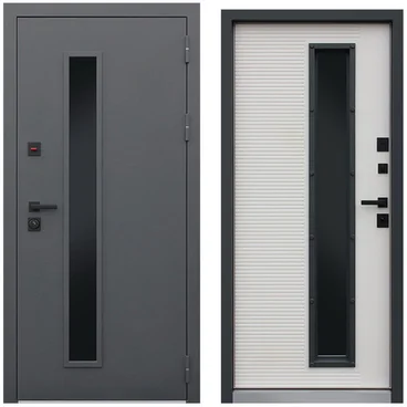Входная уличная дверь Trento с окном