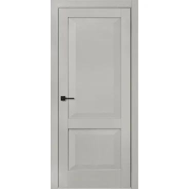 Межкомнатная дверь экошпон ДП-2 gray silk глухая