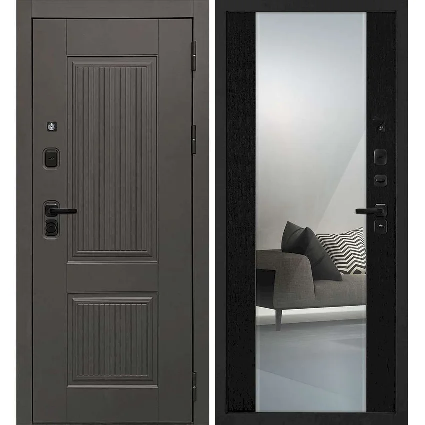 Входная дверь Линея-214 панель венге зеркало