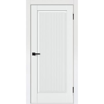 Межкомнатная дверь эмаль Мальта L-23 белый RAL 9003 глухая