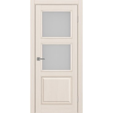 Межкомнатная дверь Тоскана багет 630.221 ясень перламутровый со стеклом