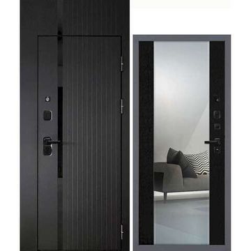 Входная дверь с фальшфрамугой Сити-1Ф панель зеркало