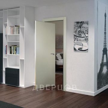 Поворотная дверь 1PA перламутр белый