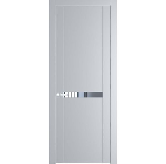 Межкомнатная дверь 1.4P лайт грей остеклённая