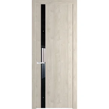 Межкомнатная дверь 1.2N каштан светлый остеклённая