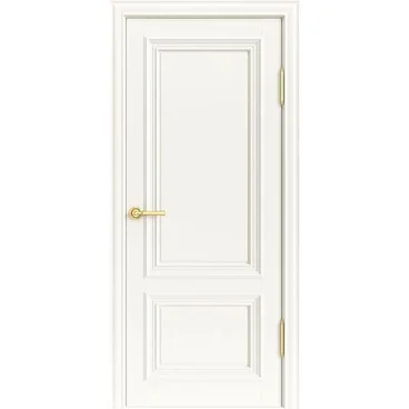 Межкомнатная дверь экошпон 81002 дарк вайт глухая