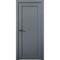 Межкомнатная дверь экошпон Кобальт 20 антрацит глухая