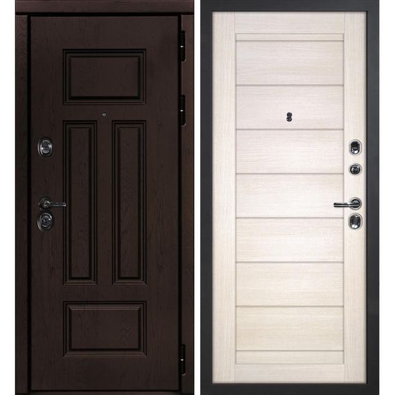 Входная дверь Э2 дуб крафтовый панель сборная сандал бежевый