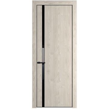 Межкомнатная дверь 21NA каштан светлый остеклённая