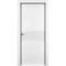 Межкомнатная дверь эмаль Лайн белая глухая
