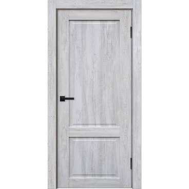 Межкомнатная дверь экошпон Классик 2 орех бьянко глухая