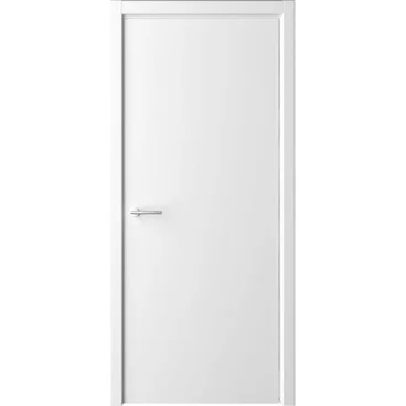 Межкомнатная дверь эмаль Геометрия 1 белая глухая