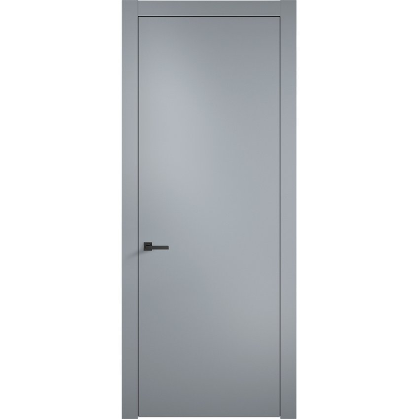 Фото межкомнатной двери эмаль Дверцов Мона RAL 7040 глухая