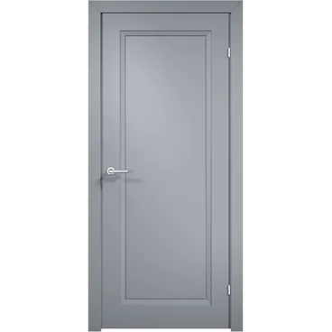 Межкомнатная дверь эмаль Дверцов Модена 1 RAL 7047 глухая
