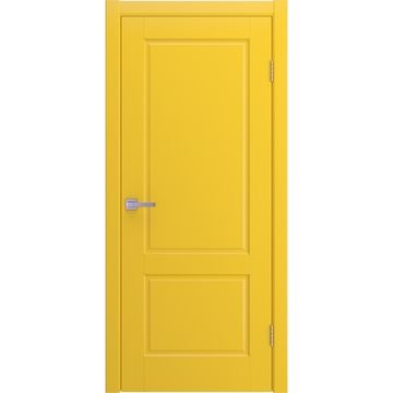 Межкомнатная дверь Патриция желтая эмаль RAL 1018 глухая