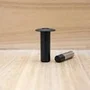Фото чёрного магнитного скрытого стопера Fantom Hardware