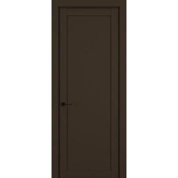 Межкомнатная дверь керамик FL 4 коричневый глухая