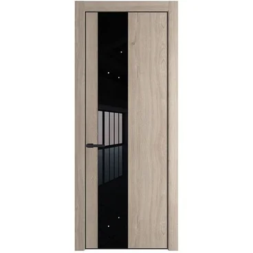 Межкомнатная дверь 19NA дуб сонома остеклённая