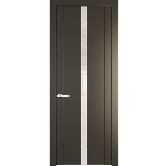 Межкомнатная дверь 1.8P перламутр бронза остеклённая