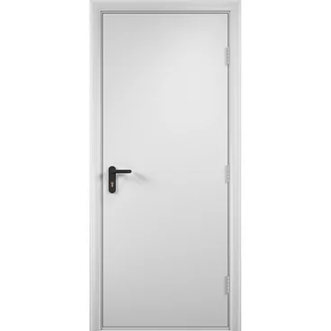 Дверь противопожарная деревянная ПВХ EI30 белая