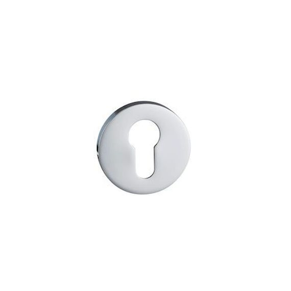 Накладка на цилиндр круглая Fantom хром блестящий