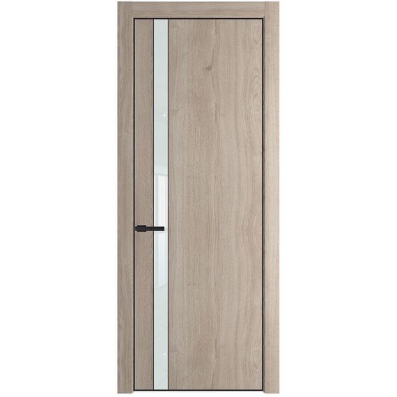Межкомнатная дверь 18NA дуб сонома остеклённая