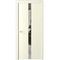 Фото межкомнатная дверь эмаль Геометрия 8 слоновая кость стекло зеркало