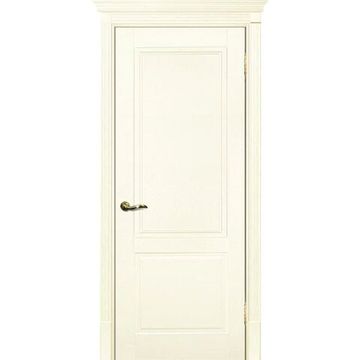 Межкомнатная дверь эмаль Текона Смальта 15 слоновая кость RAL 1013 глухая