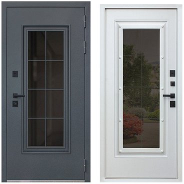 Входная уличная дверь Titanium с окном