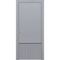 Межкомнатная дверь эмаль Ofram Линнея 10 серая с молдингом глухая