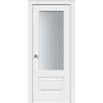 Межкомнатная дверь эмаль Дельта 2 белая со стеклом