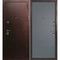 Входная дверь С-3 антик медь панель гладкая графит