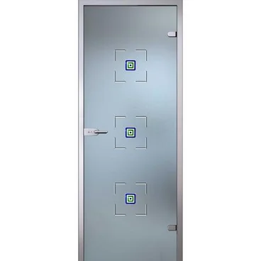 Межкомнатная стеклянная дверь АКМА Пенелопа стекло бесцветное матовое