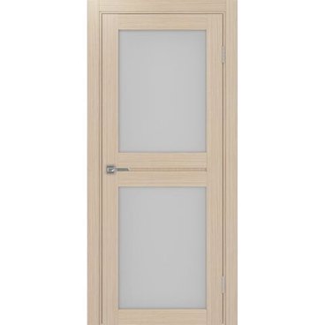 Межкомнатная дверь экошпон Турин 520.212 белёный дуб остеклённая
