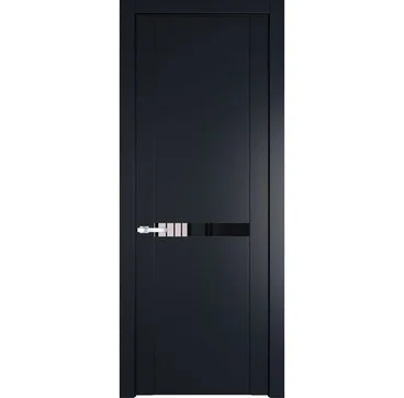Межкомнатная дверь 1.4P нэви блу остеклённая