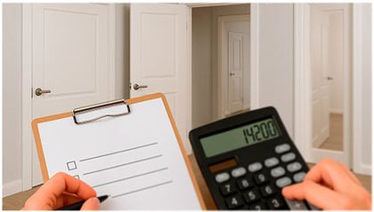 Как рассчитать стоимость замены всех дверей в квартире