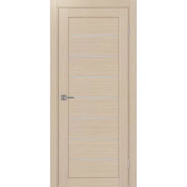 Межкомнатная дверь экошпон Турин 508.12 белёный дуб остеклённая