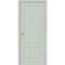 Фото межкомнатной двери эмалит Прима-12 grey matt глухая