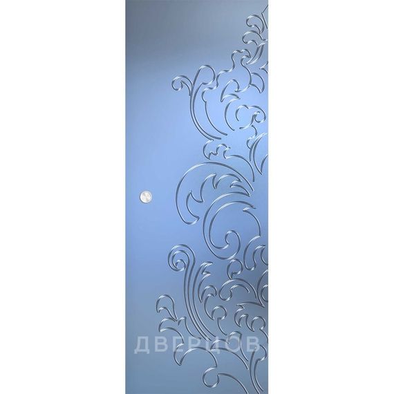 Фото стеклянной раздвижной двери Лилия