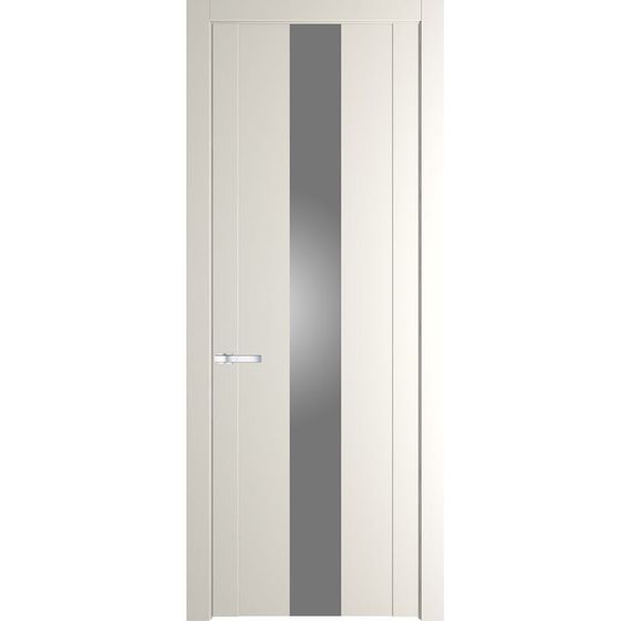Межкомнатная дверь 1.9P перламутр белый остеклённая
