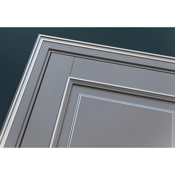 Межкомнатная дверь массив бука Viporte Лацио Амбиенте тауп глухая