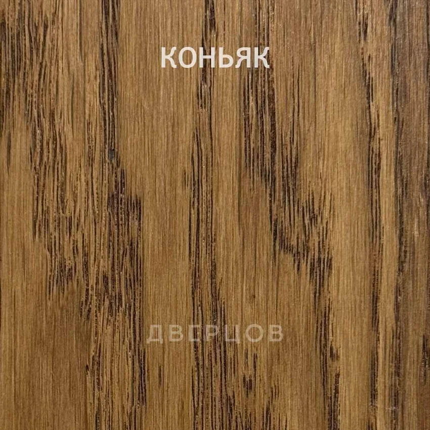 Межкомнатная дверь массив дуба без сучка Дверцов Кастро ПО-15 остеклённая