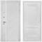 Входная дверь Президент Лайн ПВХ белый матовый панель престиж 1/2