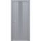 Межкомнатная дверь эмаль Ofram Линнея 5 серая глухая