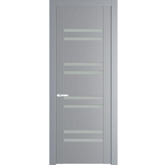 Межкомнатная дверь эмаль Profil Doors 1.6P смоки остеклённая